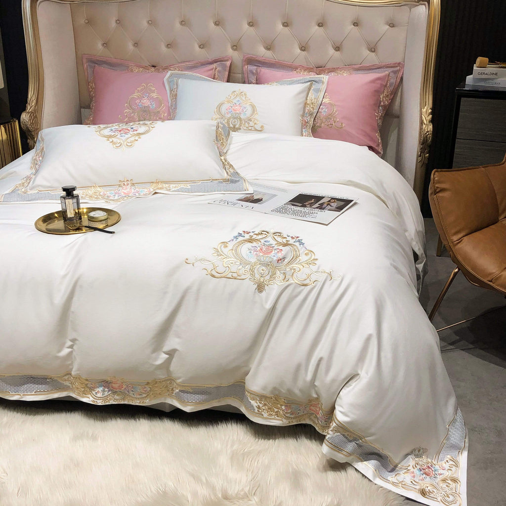 Royal Crown Duvet Cover Set (Egyptian Cotton, 1000 TC)