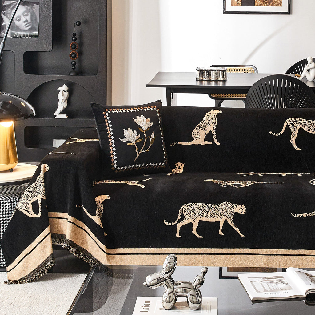 Safari Elegance Anti-Pilling Sofa Cover