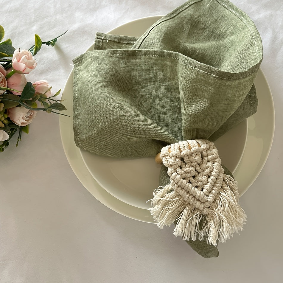 Set of 6/10/120 Durable 40x40cm Polyester Napkins