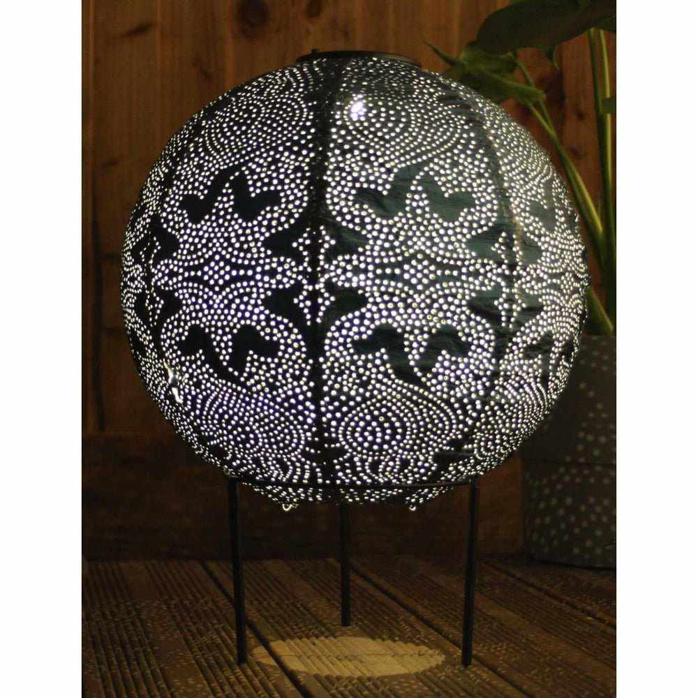 Solar Lantern with Marrakesh Design – Elegant Weatherproof and Eco-Friendly
