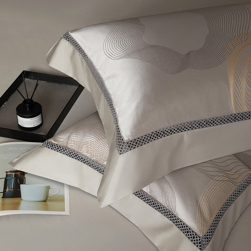 Sonata Luxury Duvet Cover Set – 1000 TC Cotton with Silky Satin Finish