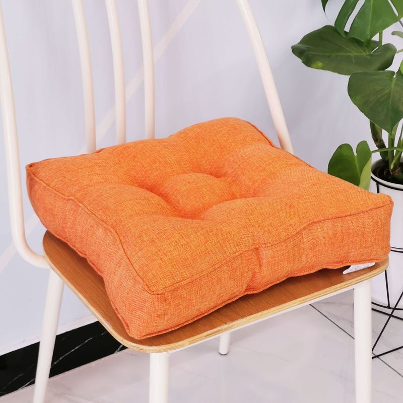 Thickened Candy Coloured Cushion in Imitation Linen Style