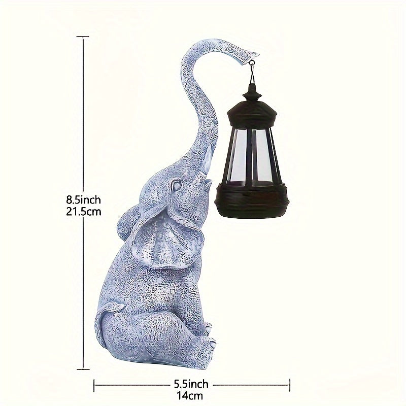 Solar Elephant Lamp – Weatherproof and Automatic